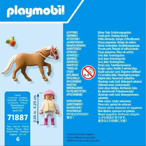 Playmobil 71887 Kislány pónilóval