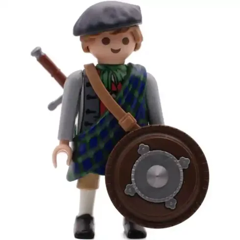 Playmobil 71889 Skót harcos zsákbamacska figura 28. sorozat (fiúknak)
