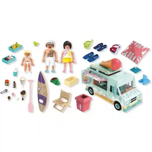 Playmobil 71904 Fagyiskocsi és szörfbolt
