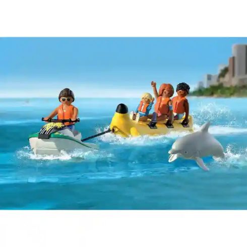 Playmobil 71905 Jet-ski húzta banánhajó delfinnel