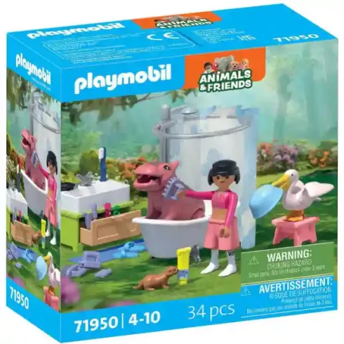 Playmobil 71950 Animals & Friends - Állatos fürdőmóka