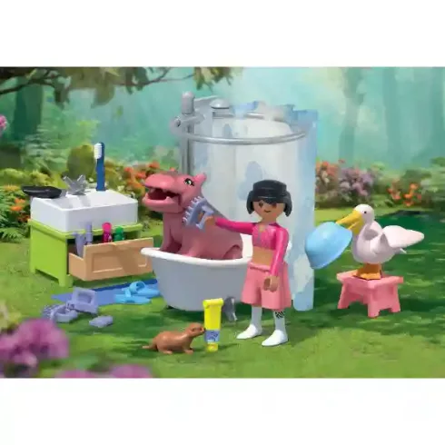 Playmobil 71950 Animals & Friends - Állatos fürdőmóka