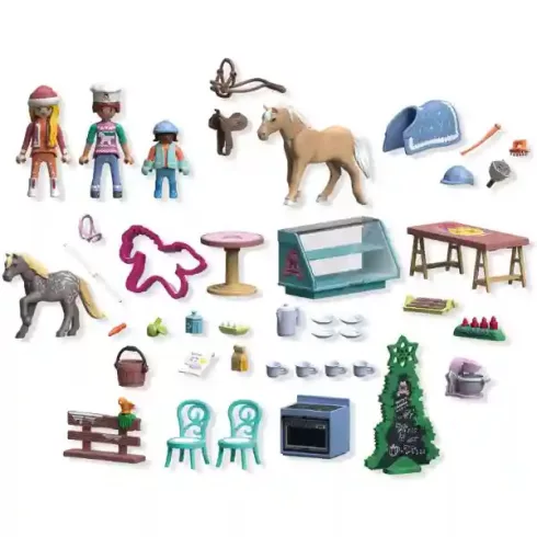 Playmobil 71952 Karácsony - Horses of Waterfall adventi kalendárium, naptár - Lovaskávézó