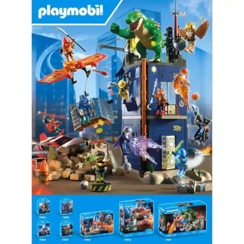 Playmobil 72022 Heroes - Párbaj a Szuperhős-toronyban
