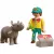 Playmobil 72025 Állatgondozó orrszarvúval