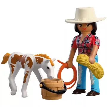 Playmobil 72026 Western lovas csikóval