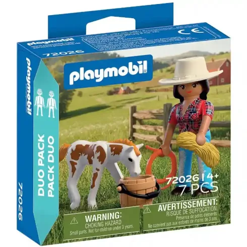 Playmobil 72026 Western lovas csikóval