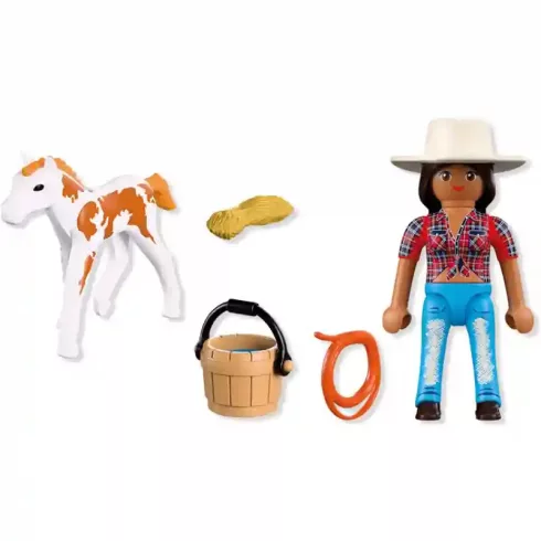 Playmobil 72026 Western lovas csikóval