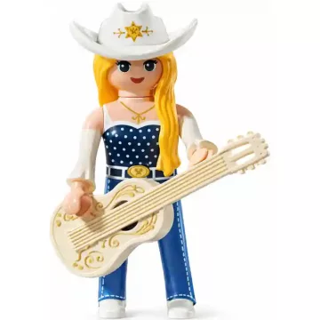   Playmobil 72028 Country gitáros lány zsákbamacska figura 29. sorozat (lányoknak)