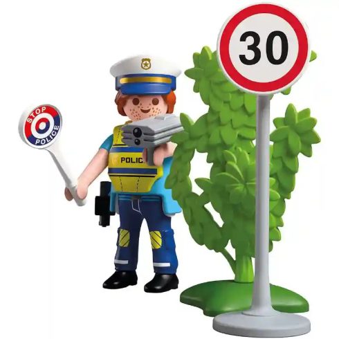 Playmobil 72029 Rendőr radarral