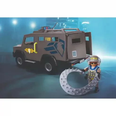 Playmobil 72066 SWAT rendőrautó a motoros bűnöző ellen