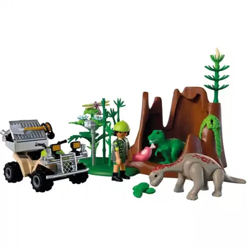 Playmobil 72069 Dinoszauruszok búvóhelye quados kutatóval