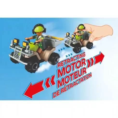 Playmobil 72069 Dinoszauruszok búvóhelye quados kutatóval
