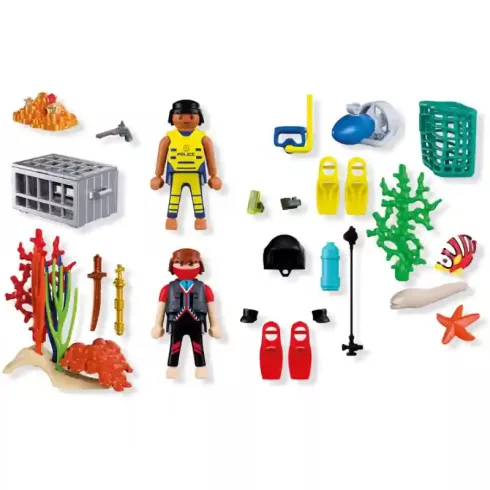Playmobil 72078 Rendőrségi búvár kincsekkel