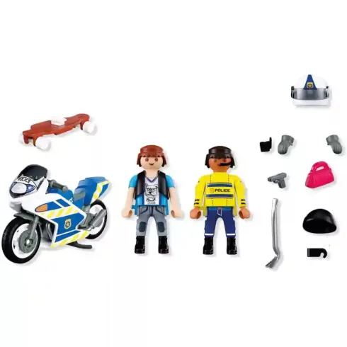 Playmobil 72079 Rendőrségi motoros üldözés