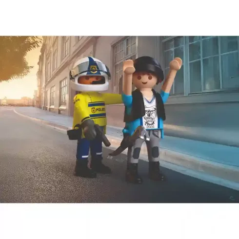 Playmobil 72079 Rendőrségi motoros üldözés