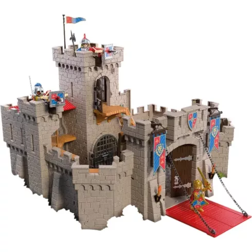 PLAYMOBIL 72112 Nagy Oroszlánlovag-vár dárdavetőkkel és lovagokkal