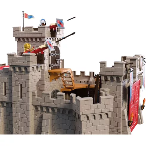 PLAYMOBIL 72112 Nagy Oroszlánlovag-vár dárdavetőkkel és lovagokkal