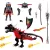 PLAYMOBIL 72114 Fekete sárkány lovaggal