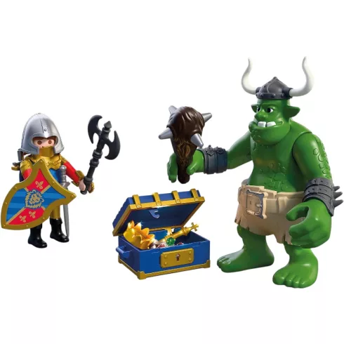 PLAYMOBIL 72116 Óriás troll és az oroszlánlovagok kincse
