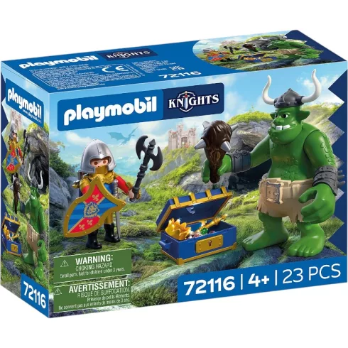 PLAYMOBIL 72116 Óriás troll és az oroszlánlovagok kincse