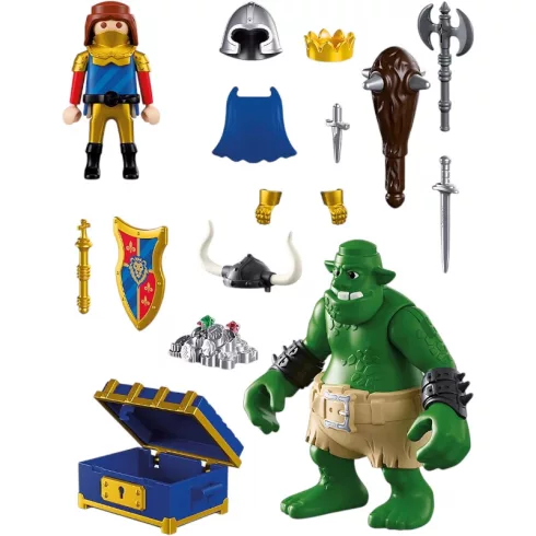 PLAYMOBIL 72116 Óriás troll és az oroszlánlovagok kincse