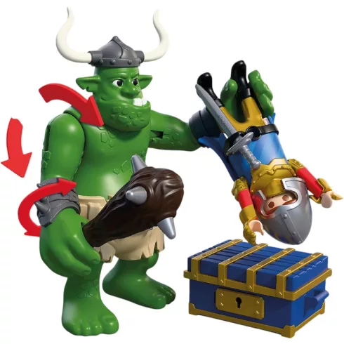 PLAYMOBIL 72116 Óriás troll és az oroszlánlovagok kincse
