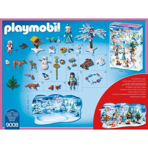 Playmobil 9008 Karácsony - Adventi kalendárium, naptár - Korcsolyázik a királyi család