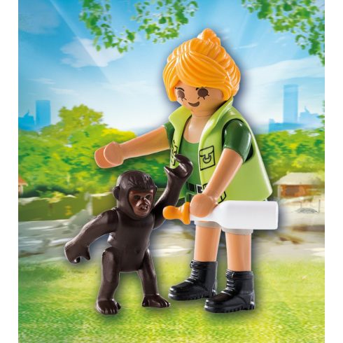 Playmobil 9074 Állatgondozó gorillabébivel