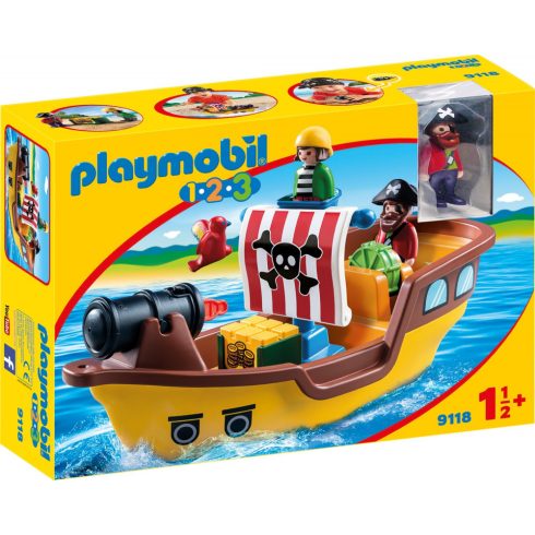 Playmobil 9118 1.2.3 Kalózhajó