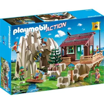 Playmobil 9126 Sziklamászók hegyi kunyhóval