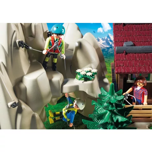 Playmobil 9126 Sziklamászók hegyi kunyhóval