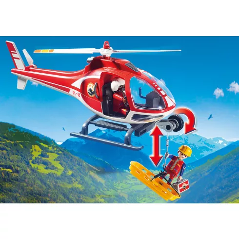 Playmobil 9127 Hegyimentő helikopter