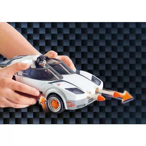 Playmobil 9252 Titkos ügynök rakétakilövő autóval