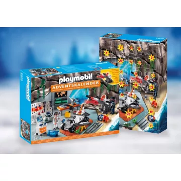   Playmobil 9263 Karácsony - Adventi kalendárium, naptár - Kémek főhadiszállása