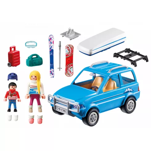 Playmobil 9281 Autó tetőboxszal