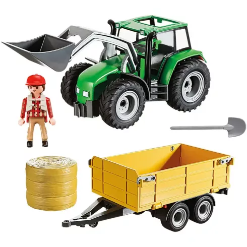 Playmobil 9317 Traktor utánfutóval