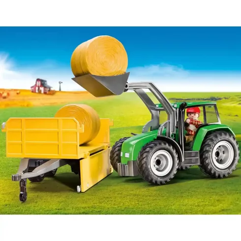 Playmobil 9317 Traktor utánfutóval