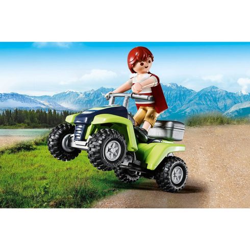 Playmobil 9318 Családi lakóautó quaddal
