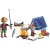 Playmobil 9323 Hordozható kempingezős szett csónakkal