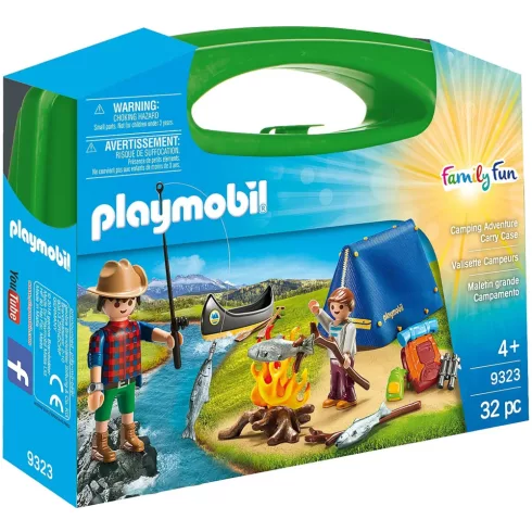 Playmobil 9323 Hordozható kempingezős szett csónakkal
