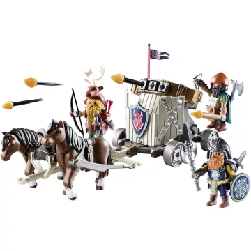 Playmobil 9341 Törpök és a vontatható dárdavető gép