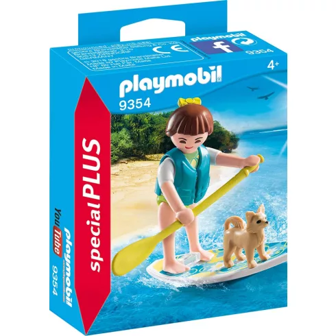 Playmobil 9354 Paddlingező kutyával