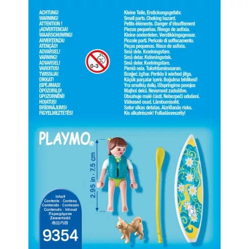 Playmobil 9354 Paddlingező kutyával