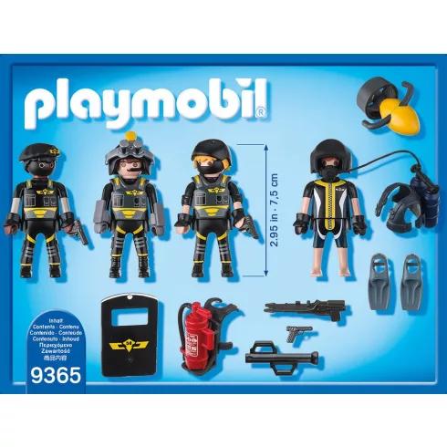 Playmobil 9365 Speciális egység kommandósai (csomagolássérült)