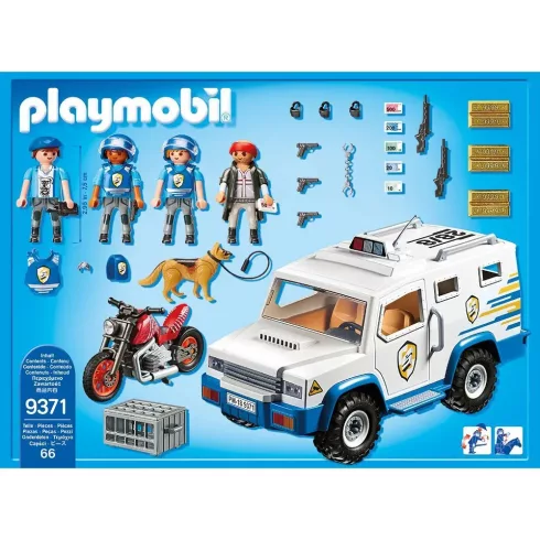 Playmobil 9371 Páncélautó, rendőrautó