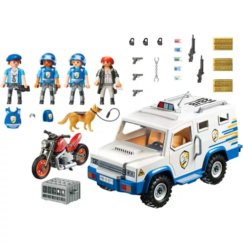 Playmobil 9371 Páncélautó, rendőrautó