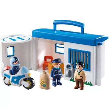 Playmobil 9382 1.2.3 Hordozható rendőrség kicsiknek