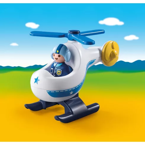 Playmobil 9383 1.2.3 Rendőrségi kishelikopter
