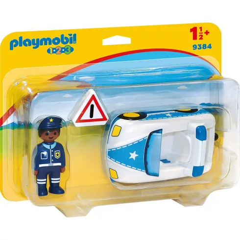 Playmobil 9384 1.2.3 Rendőrségi kisautó